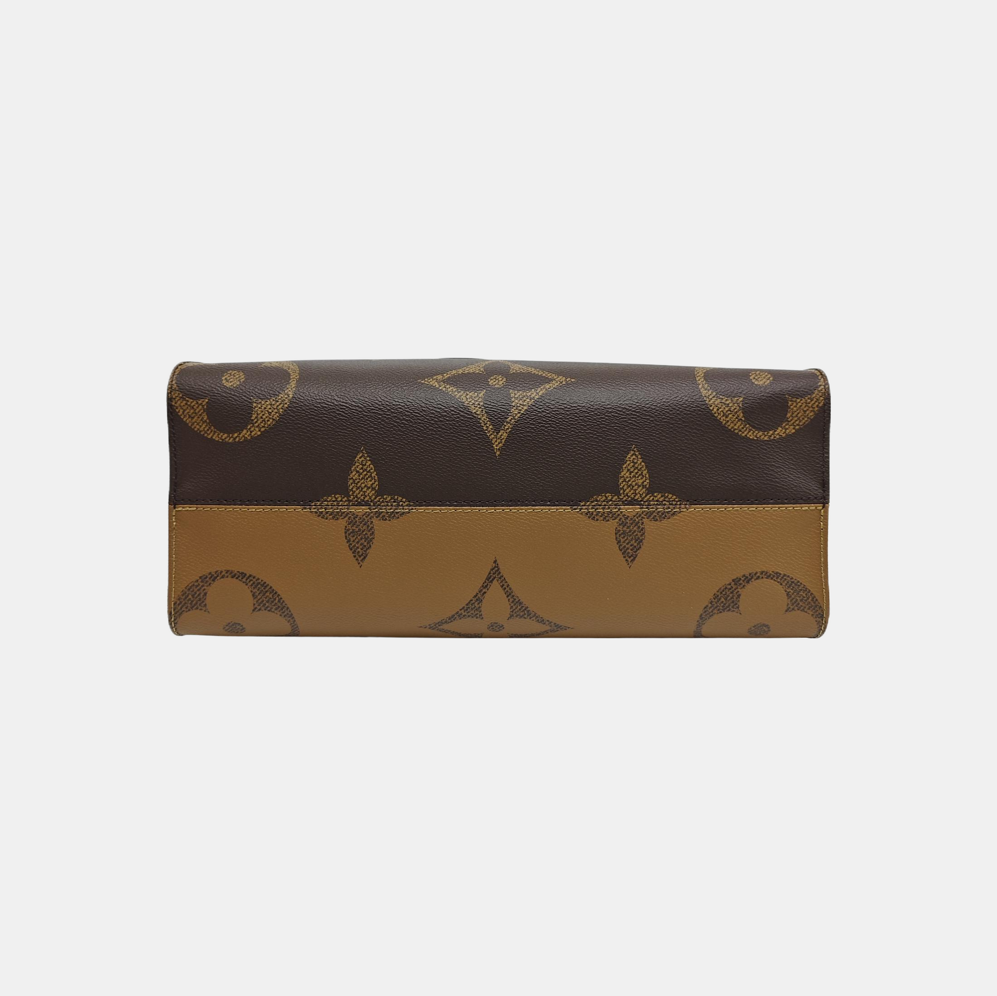 ONTHEGO MM Monogram Coated Canvas Brown