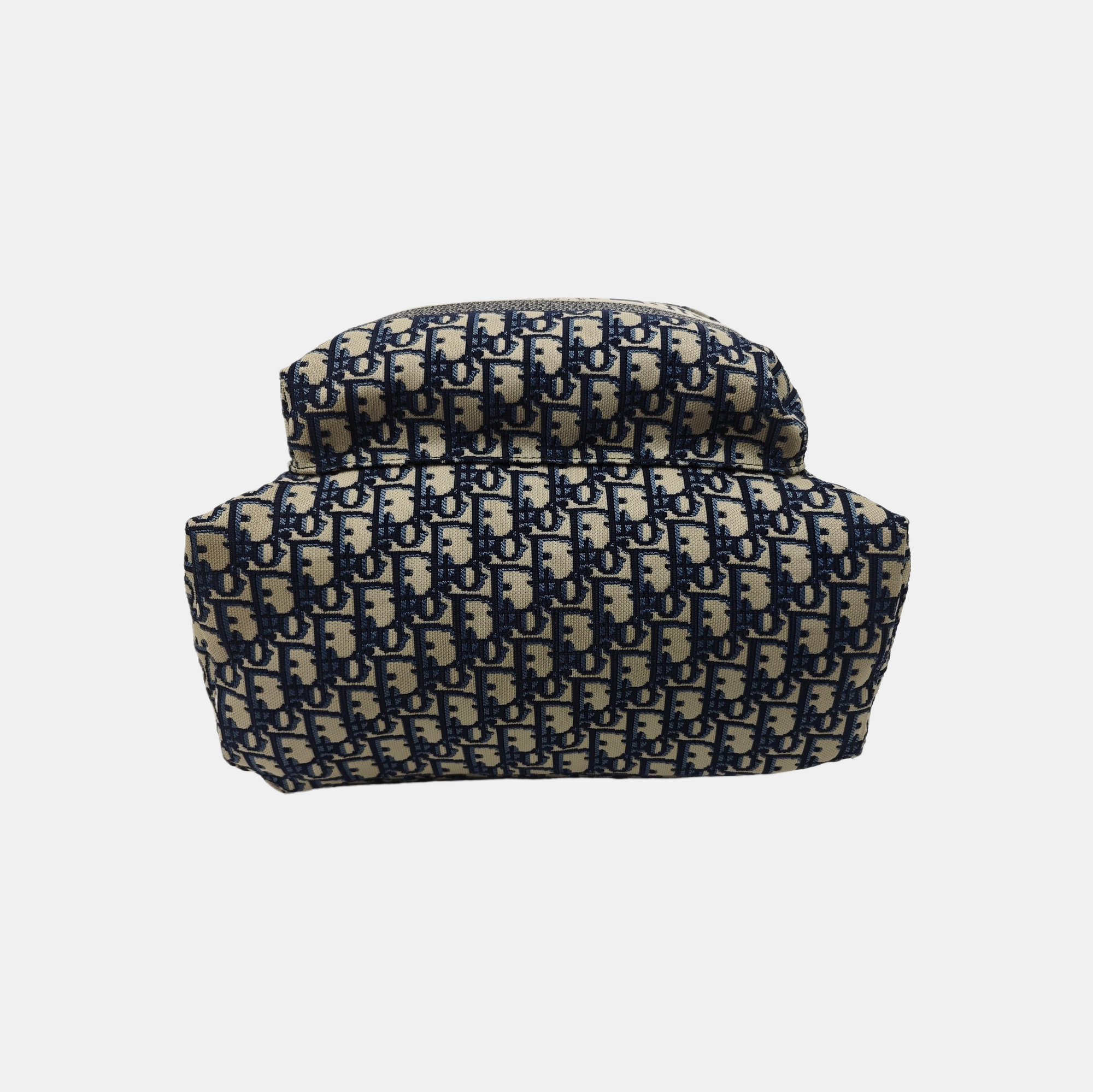 Diortravel Oblique Canvas Blue