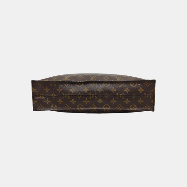 SAC PLAT GM Monogram Coated Canvas Brown