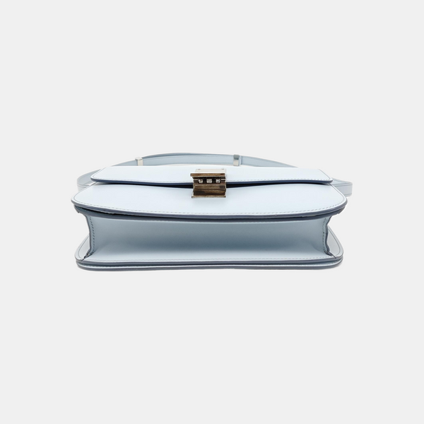 CLASSIC BOX Medium Calfskin Blue