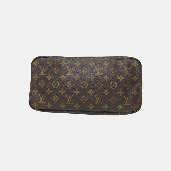 NEVERFULL MM Monogram Coated Canvas Brown