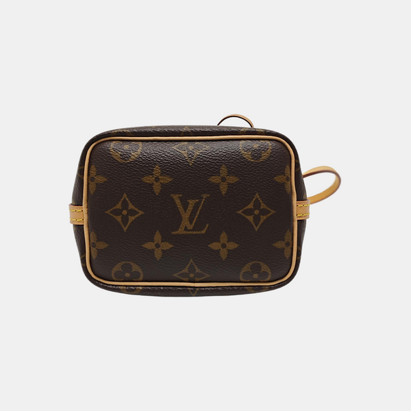 NÉONOÉ Nano Monogram Coated Canvas Brown