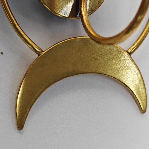 Metal Gold Ring EU 52