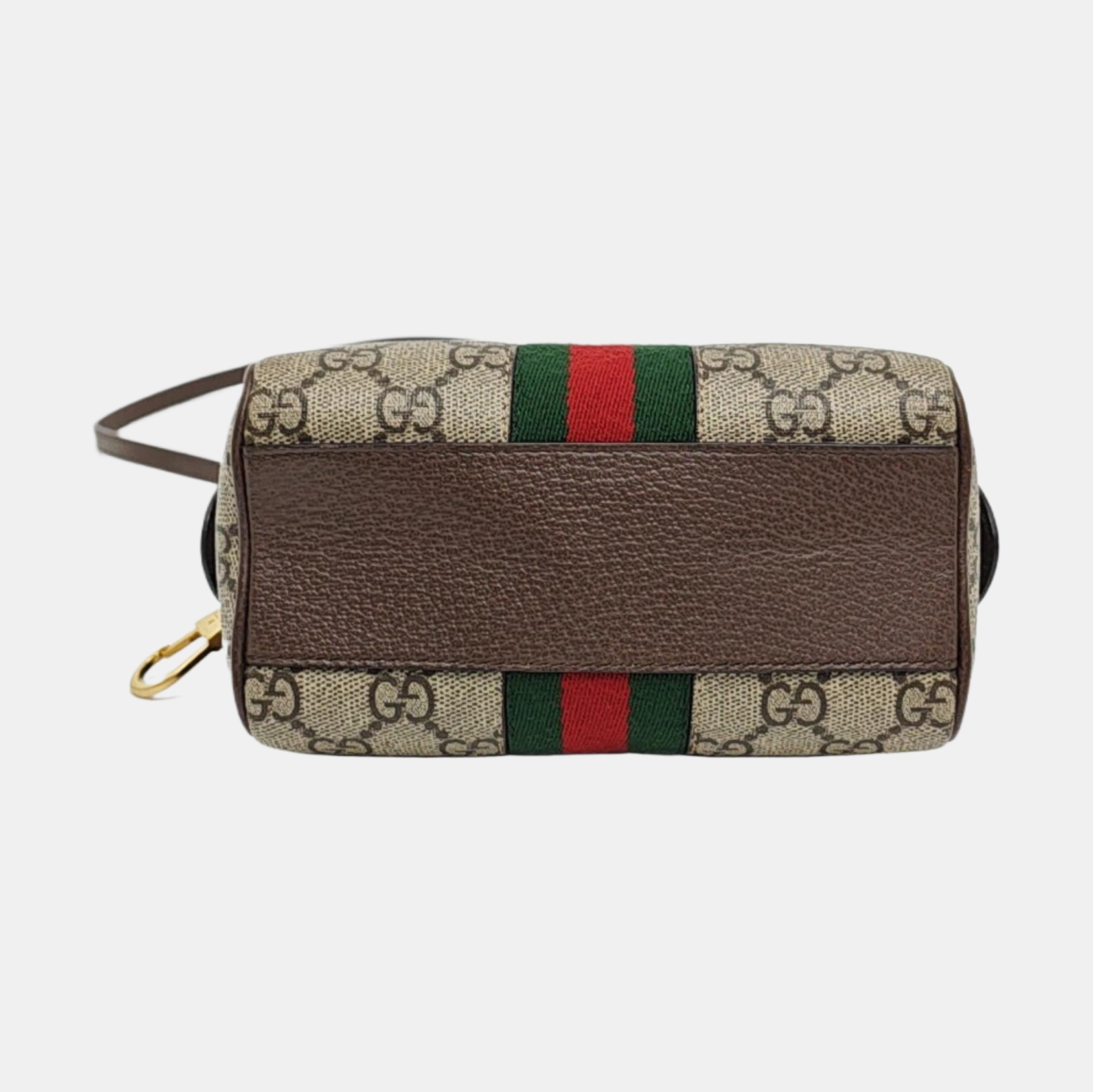 Ophidia Mini Monogram Coated Canvas Beige