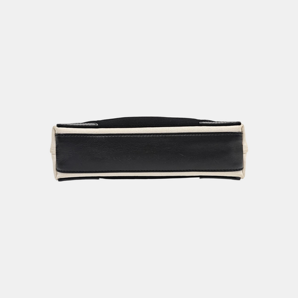 Navy Mini Canvas White