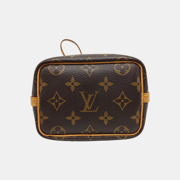 NÉONOÉ Nano Monogram Coated Canvas Brown