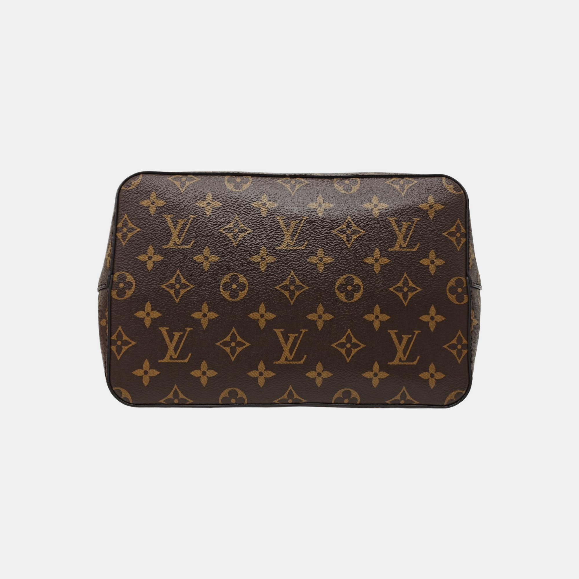 NÉONOÉ MM Monogram Coated Canvas Brown