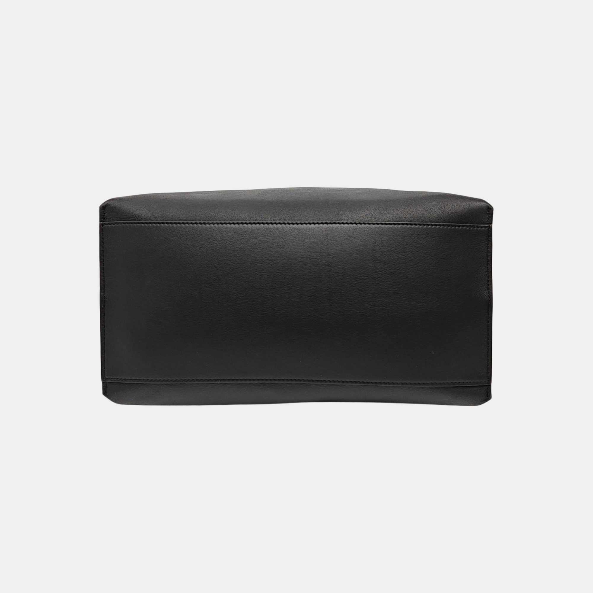 Calfskin Shoulder Bag Black