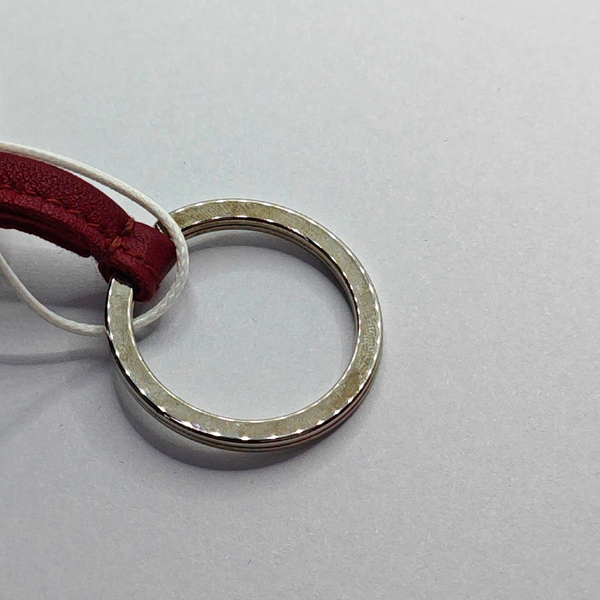 Red Leather Bag Charm