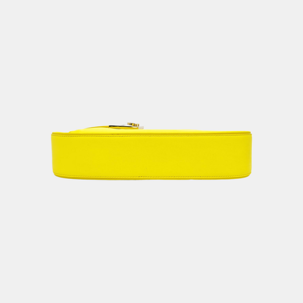 Clasp Hobo Calfskin Yellow