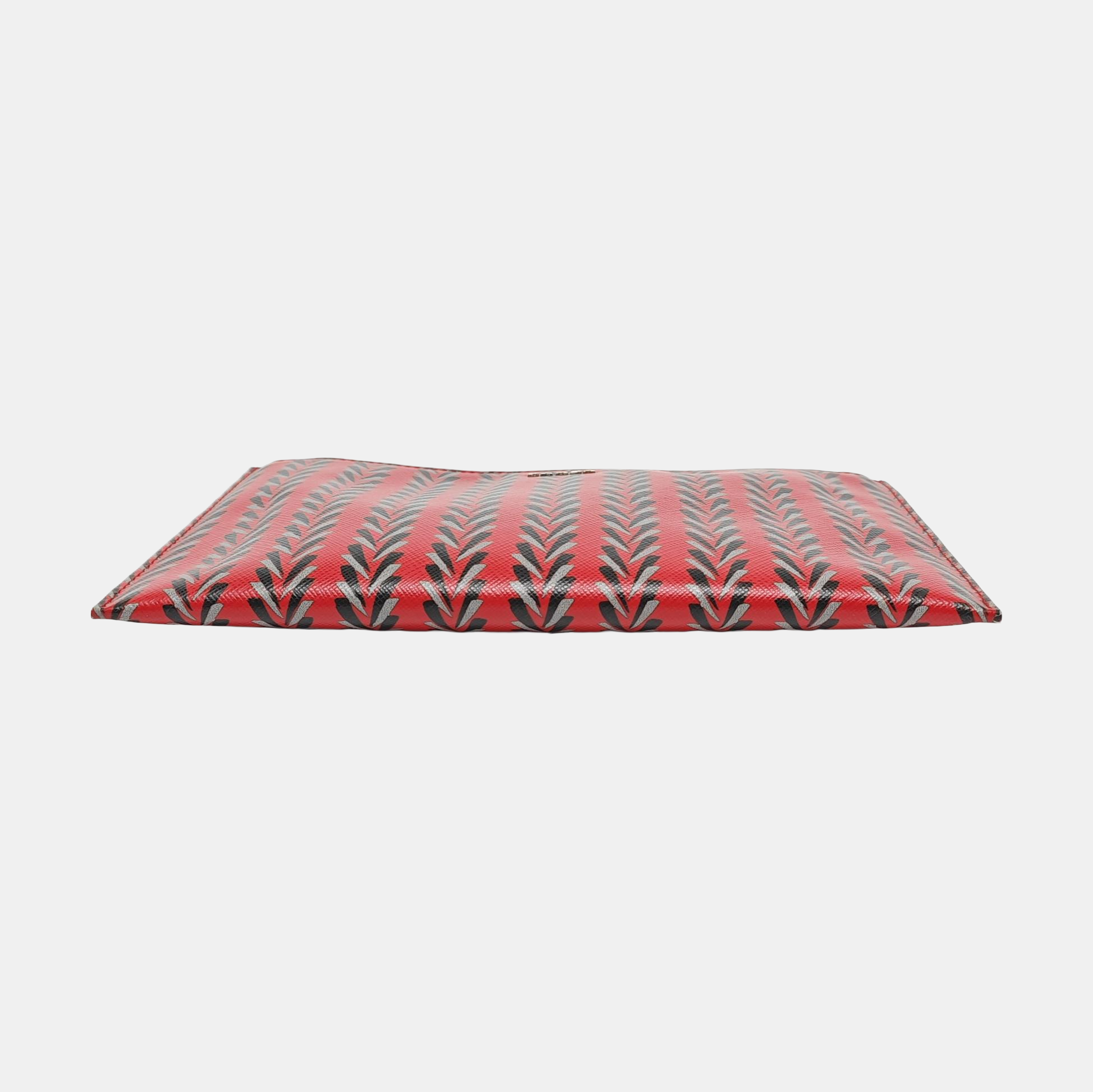 Calfskin Clutch Red