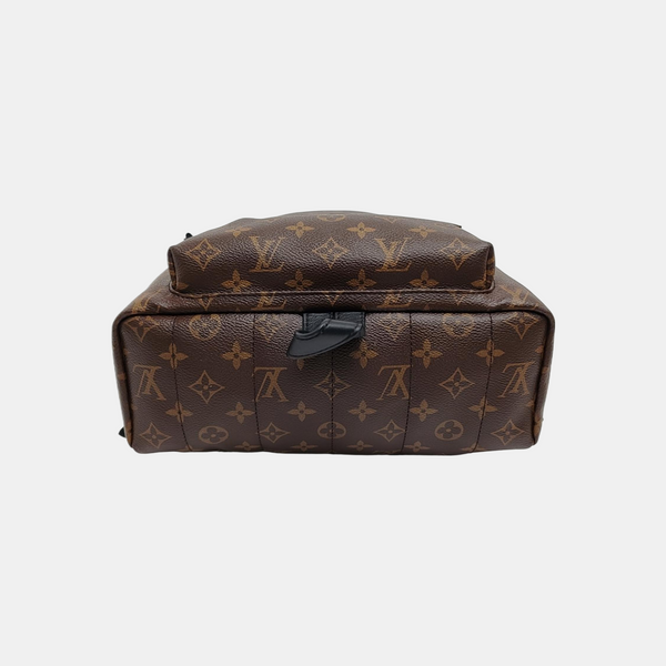 Authenticated pre-owned  PALM SPRINGS MM Monogram Coated Canvas Brown - Backpack at Looply