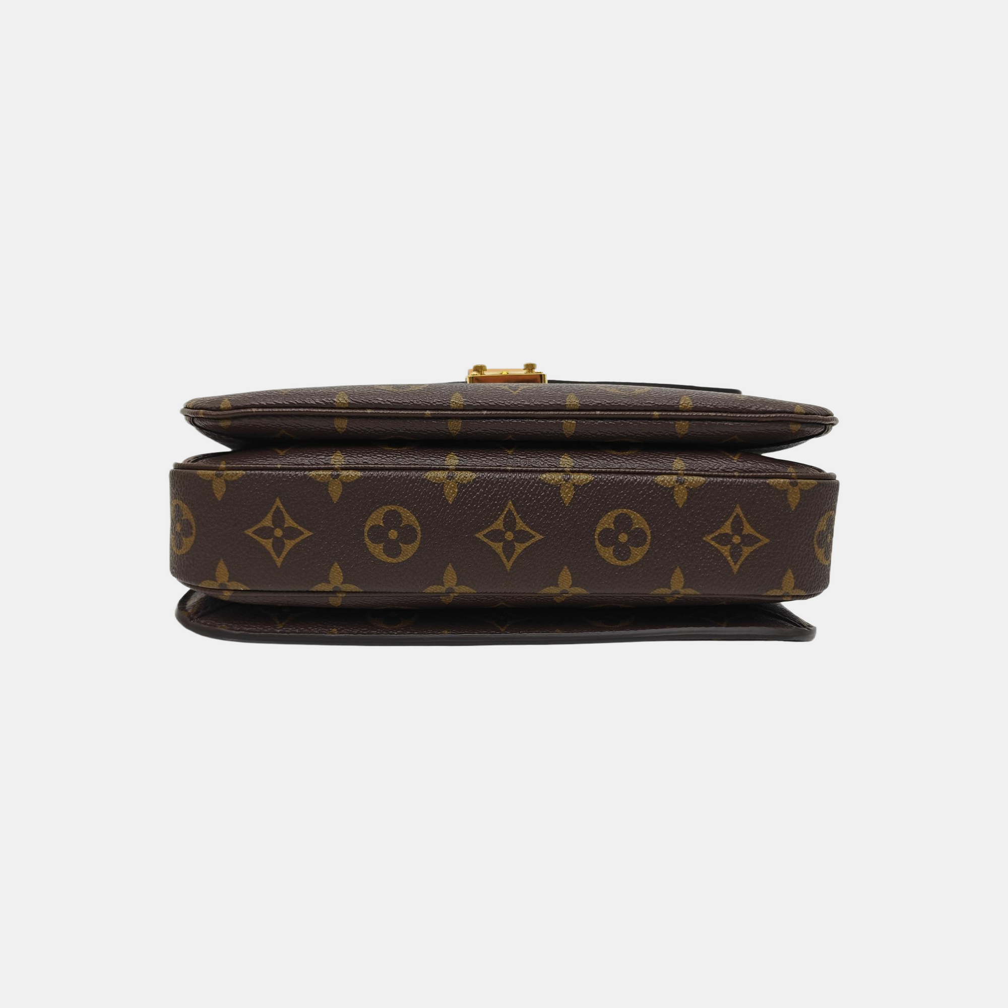 MÉTIS MM Monogram Coated Canvas Brown