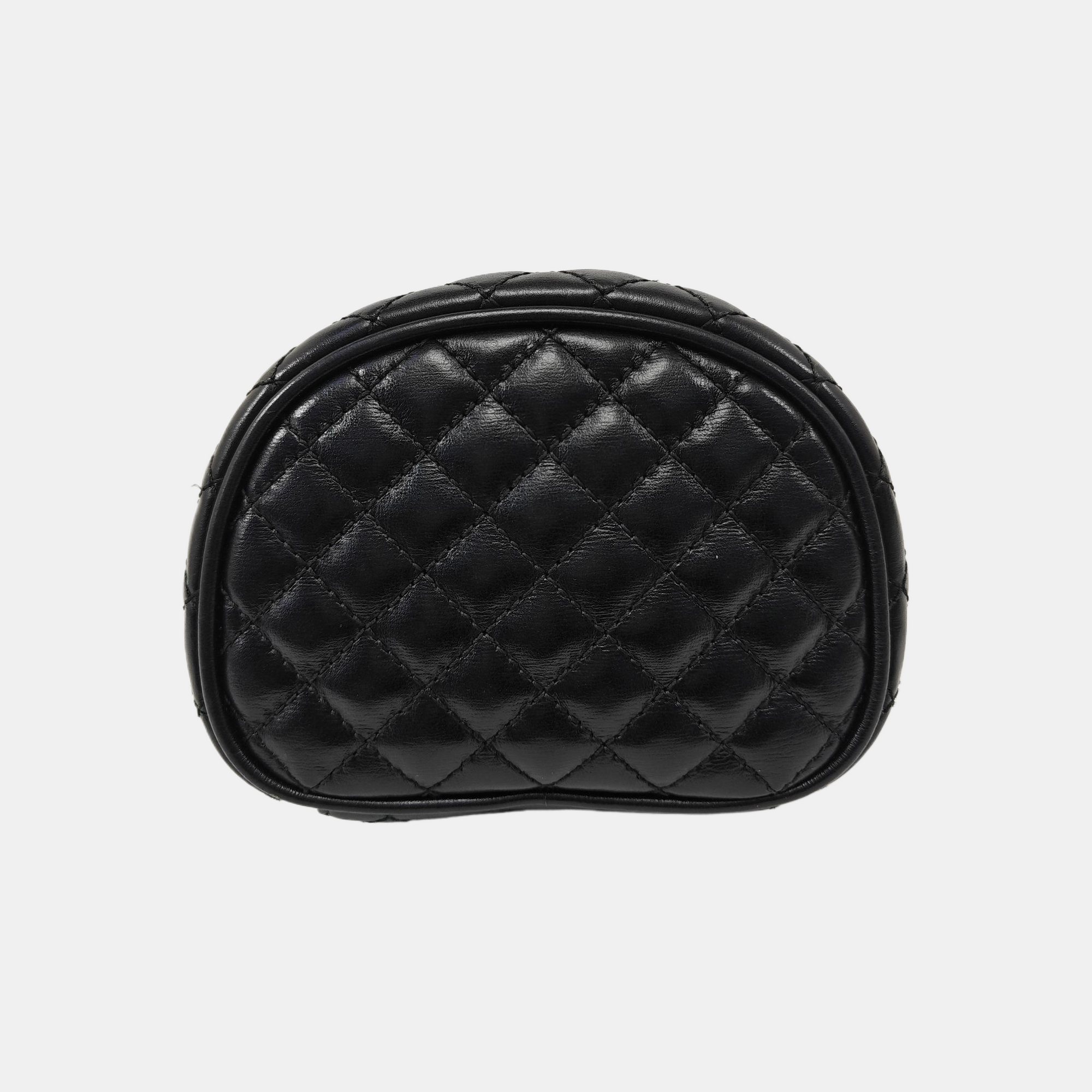 Zumi Quilted Calfskin Black