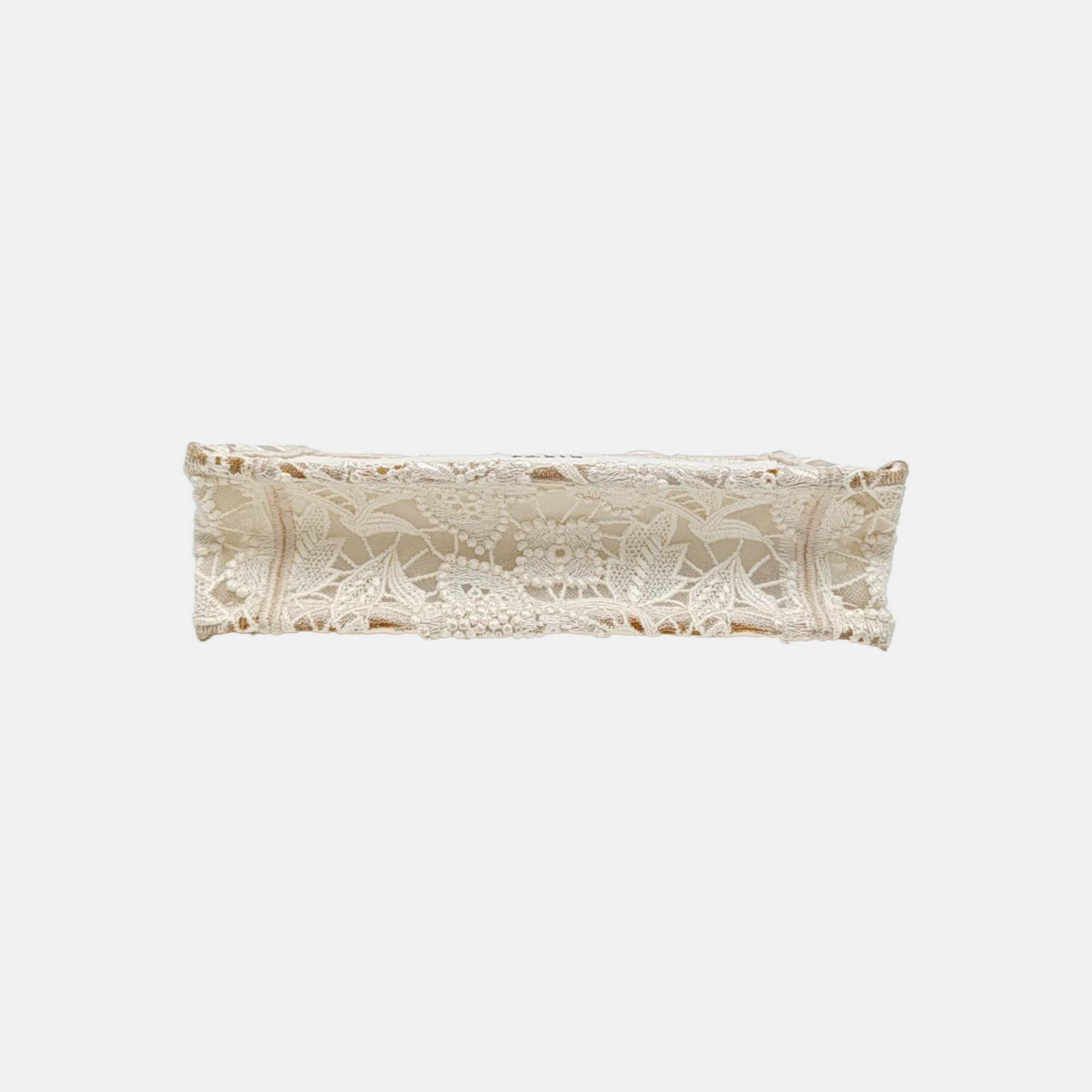 Bolso de mano mini de lona blanco
