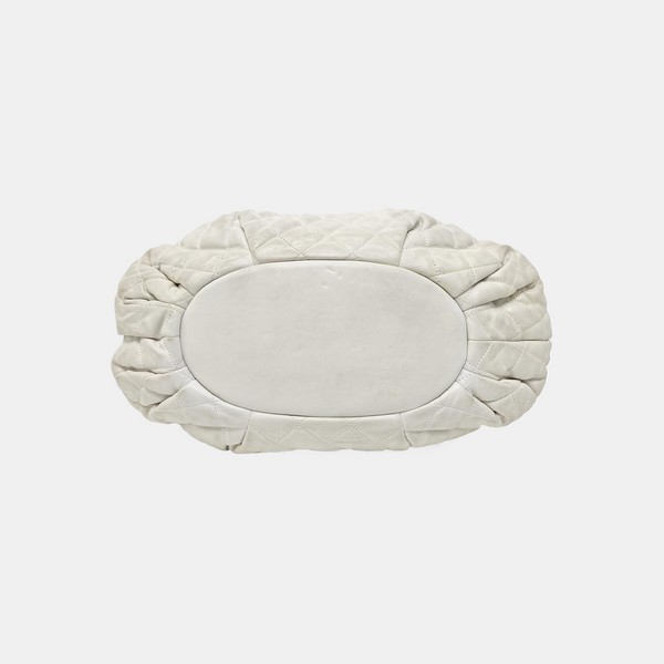 THE MIX Quilted Calfskin White