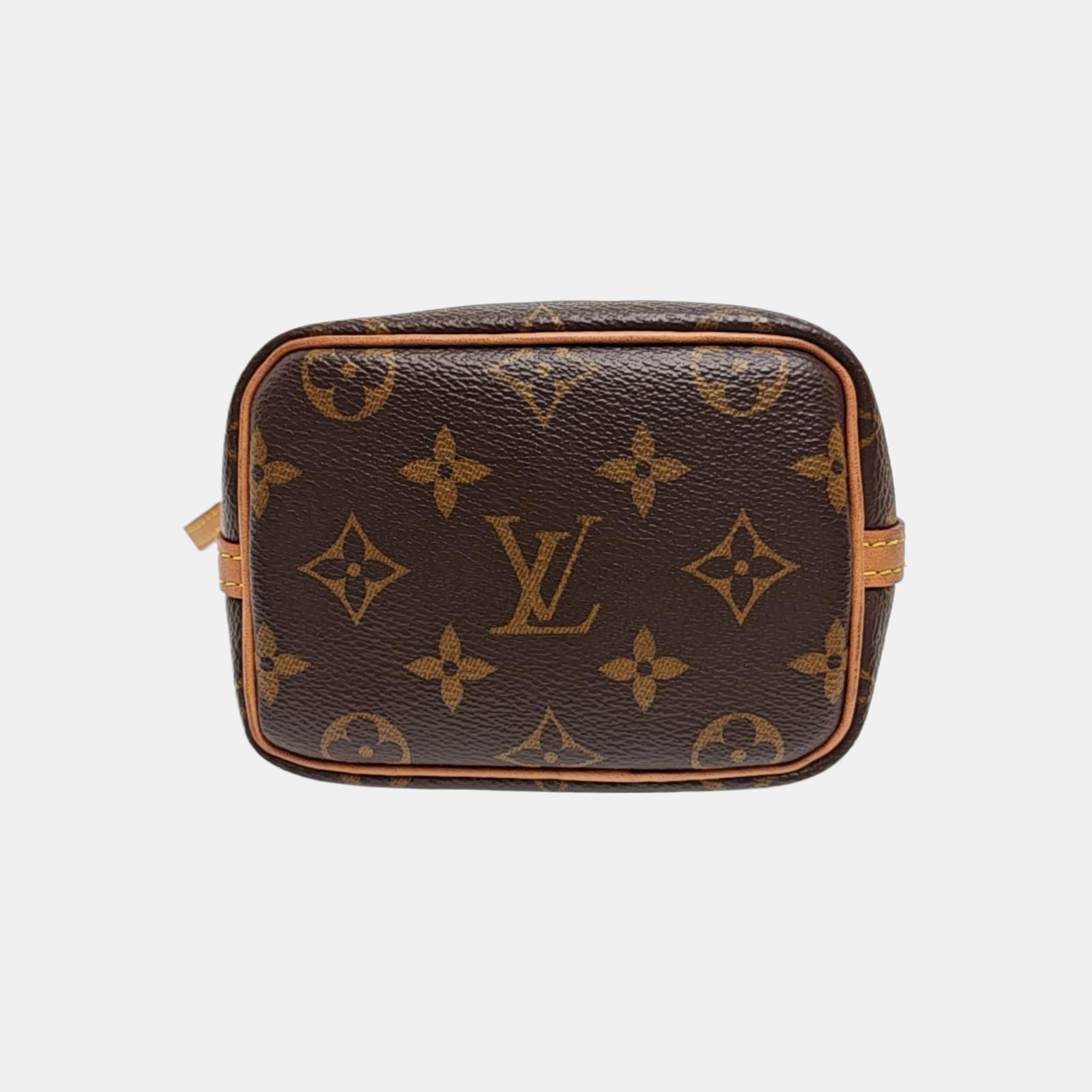 NÉONOÉ Nano Monogram Coated Canvas Brown