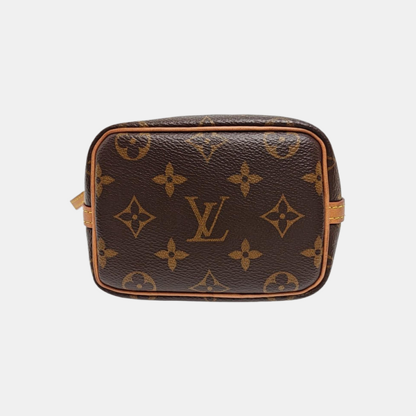 NÉONOÉ Nano Monogram Coated Canvas Brown