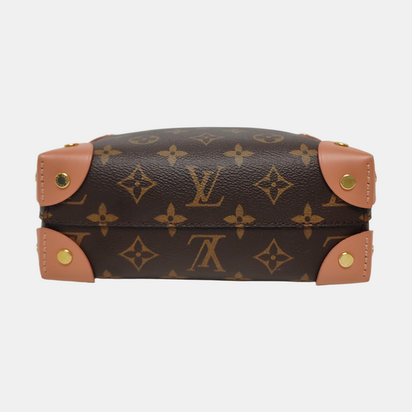 PETITE MALLE Monogram Coated Canvas Brown