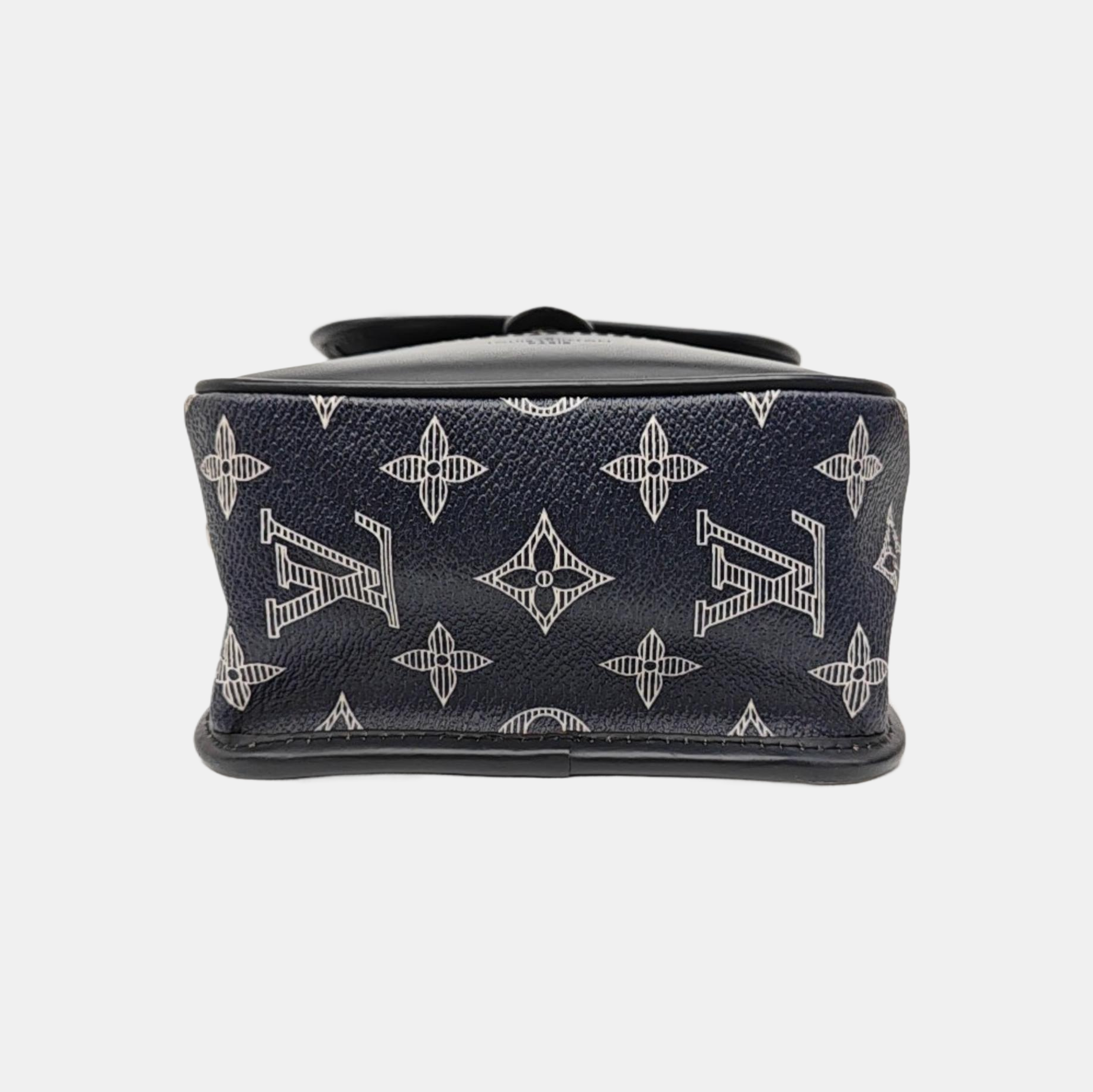CHAPMAN SAVANE BB Monogram Coated Canvas Blue