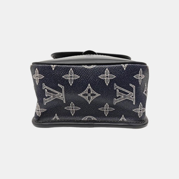CHAPMAN SAVANE BB Monogram Coated Canvas Blue