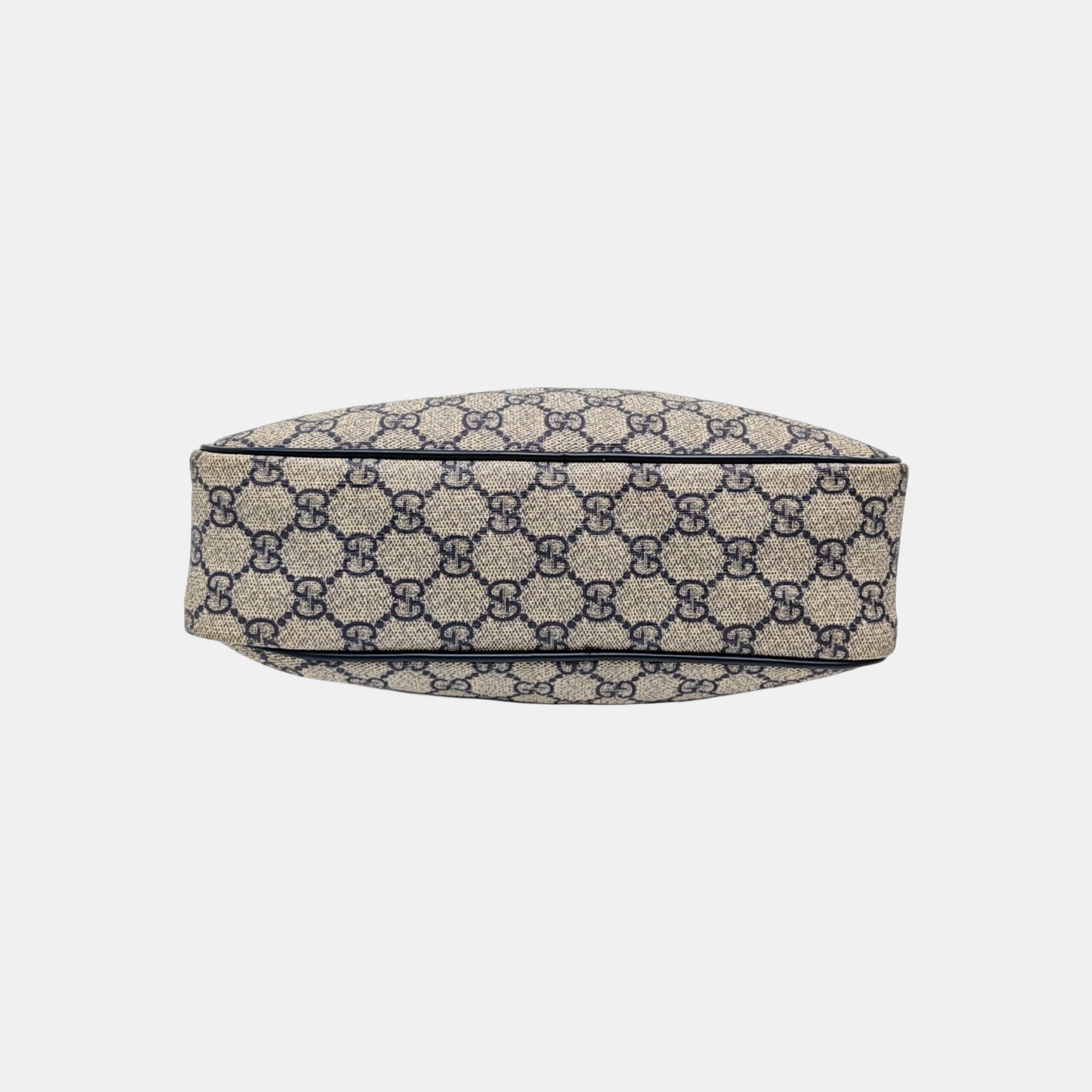 Monogram Coated Canvas Shoulder Bag Blue