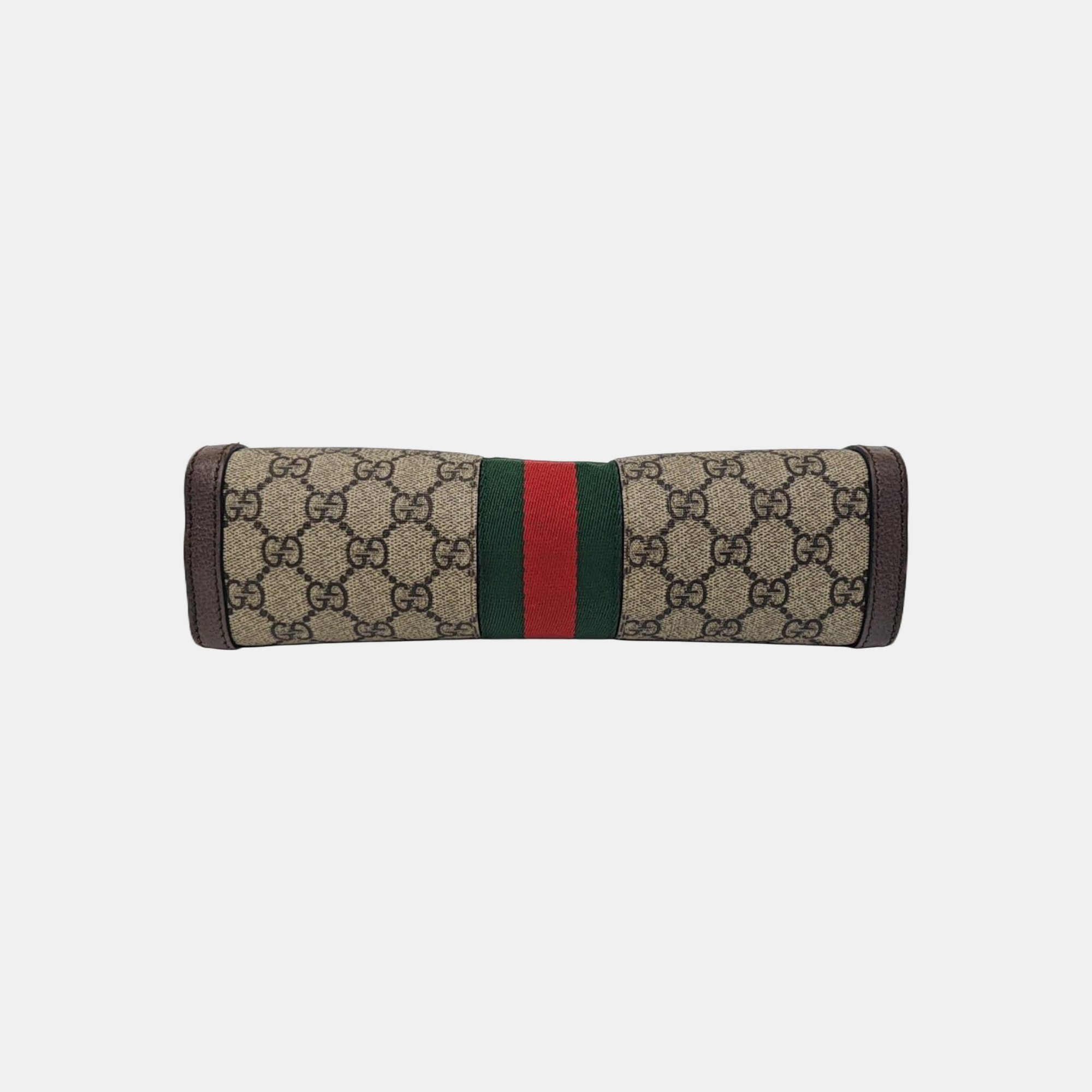 Ophidia Small Monogram Coated Canvas Beige