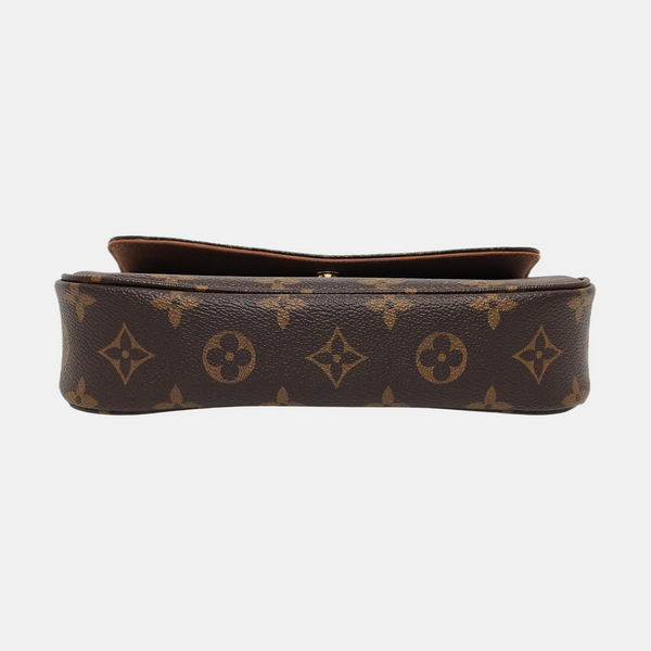 IVY Monogram Coated Canvas Brown