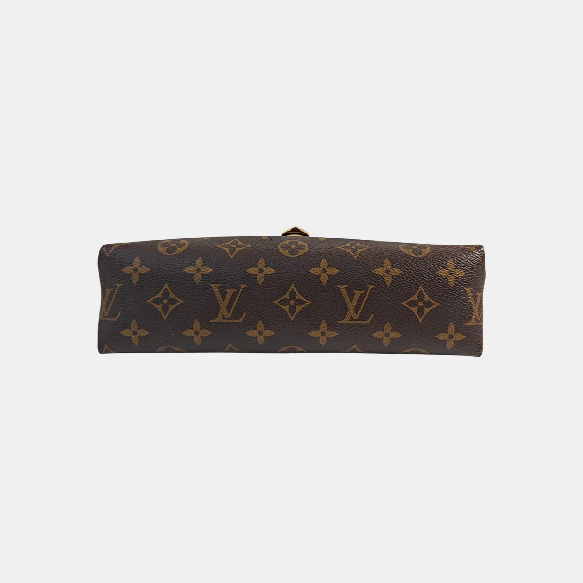 SAINT PLACIDE Monogram Coated Canvas Brown
