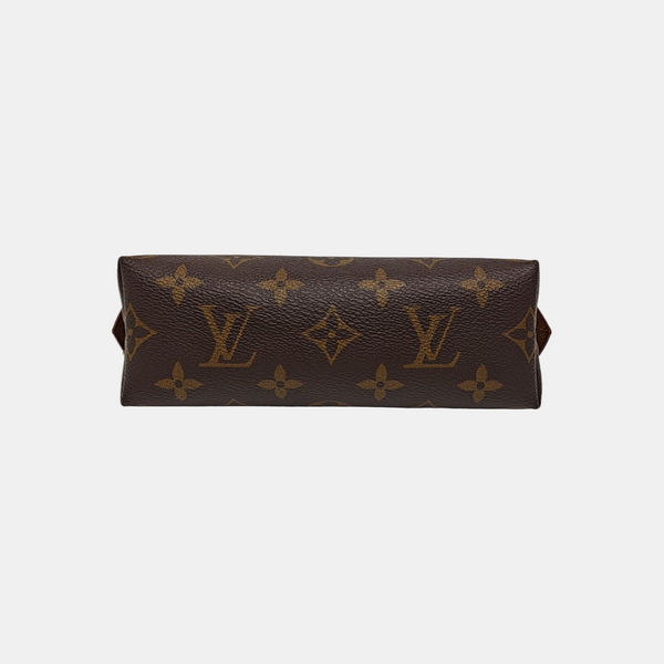COSMETIC PM Monogram Coated Canvas Brown