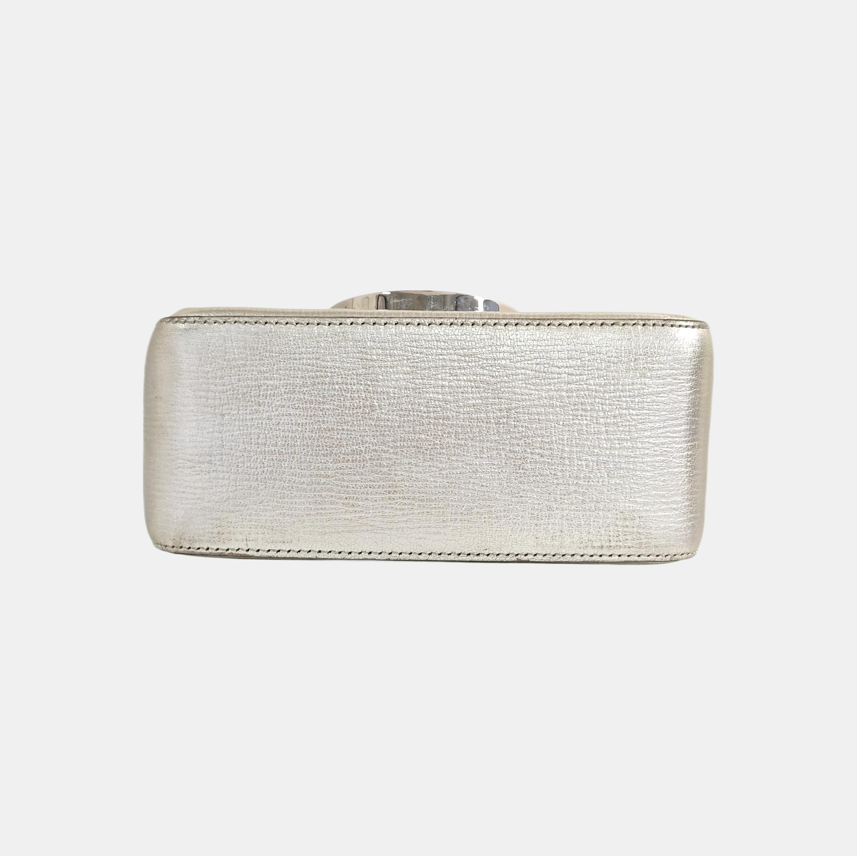 Gancino Calfskin Silver