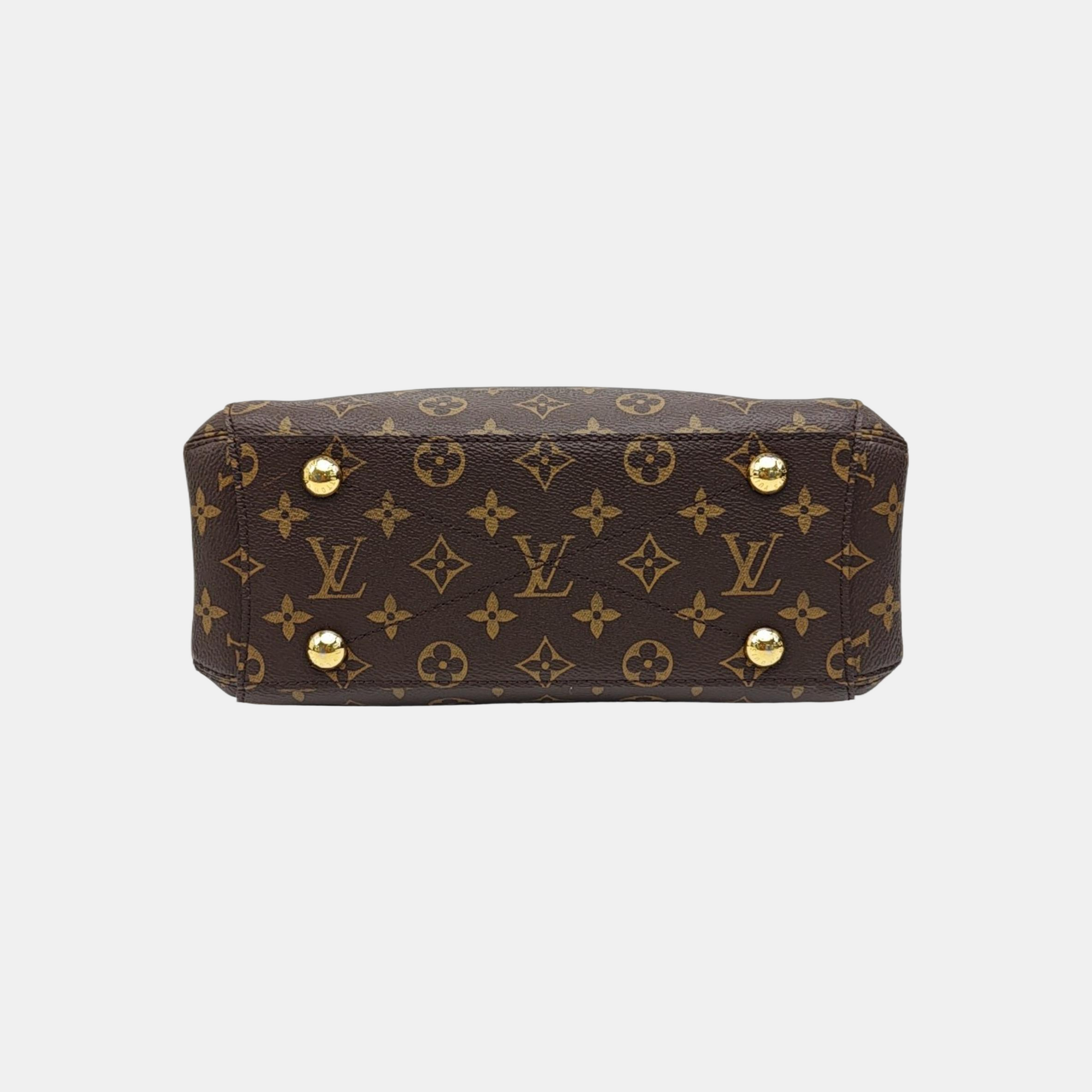 MONTAIGNE Monogram Coated Canvas Brown