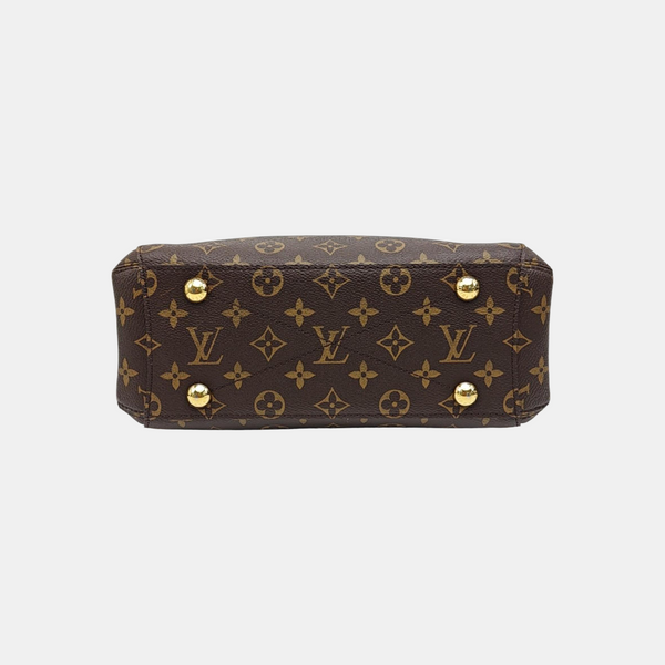 MONTAIGNE Monogram Coated Canvas Brown