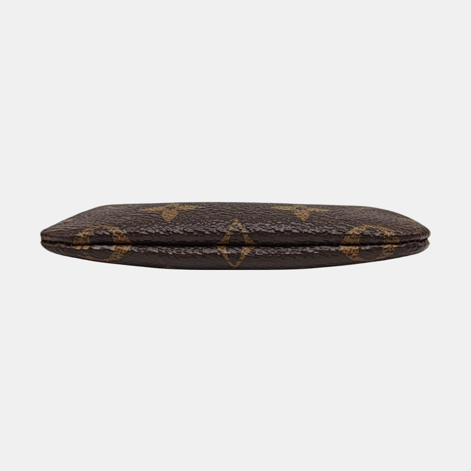 Monogram Coated Canvas Key Pouch Brown