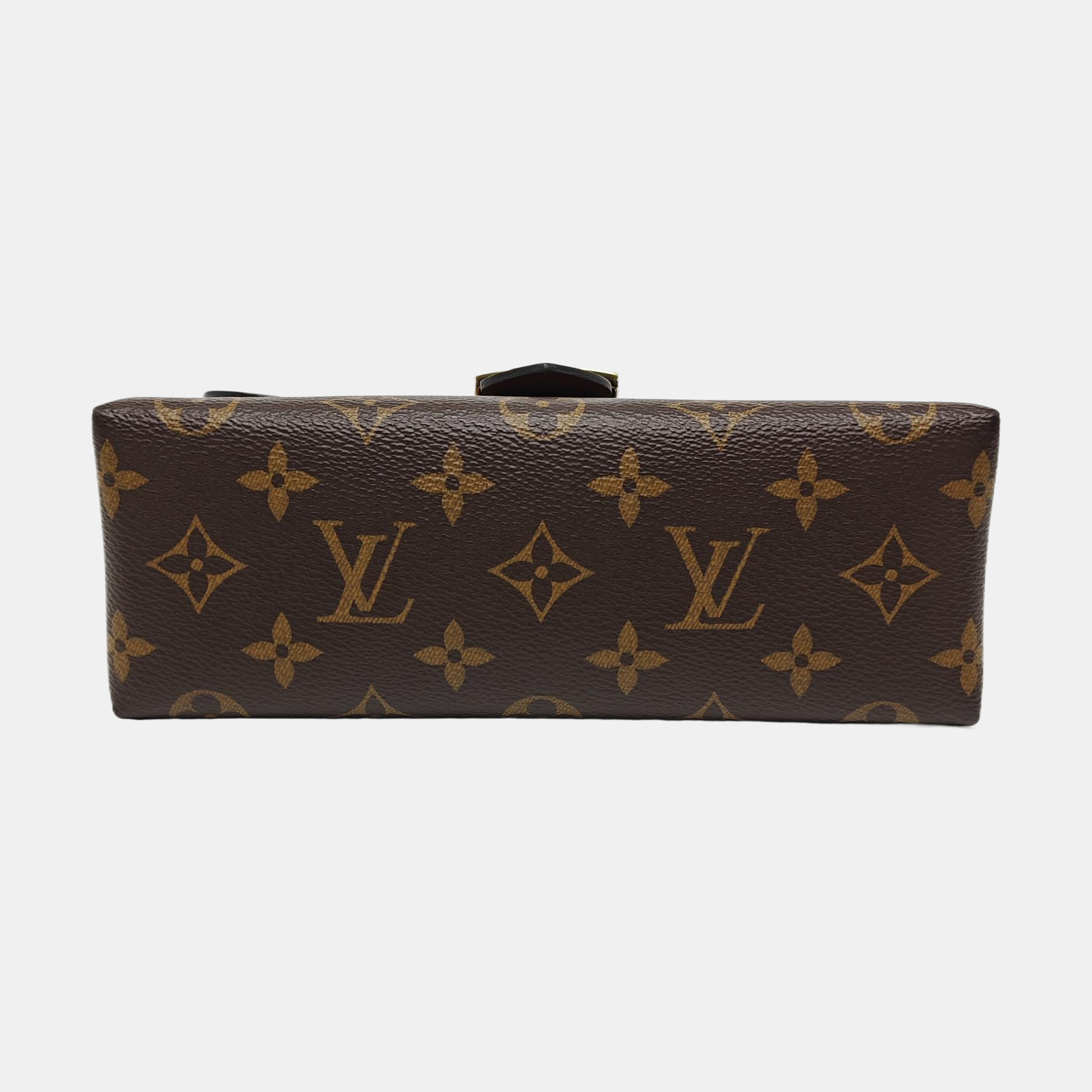 LOCKY BB Monogram Coated Canvas Brown