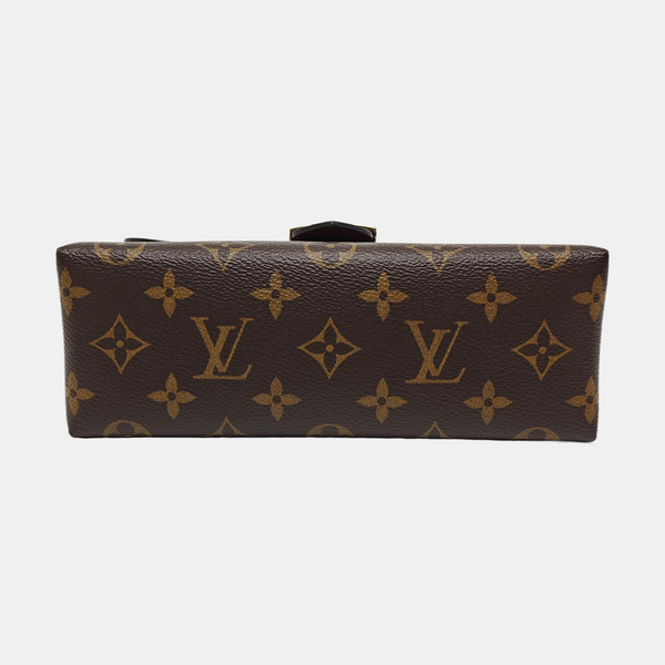LOCKY BB Monogram Coated Canvas Brown