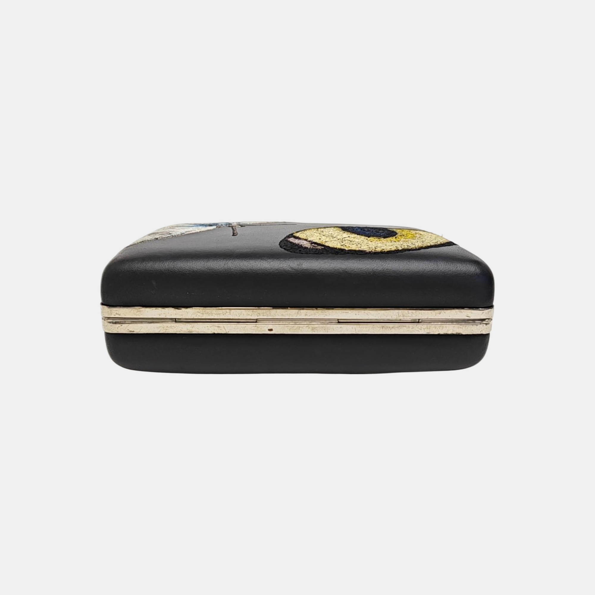 Calfskin Shoulder Bag Black