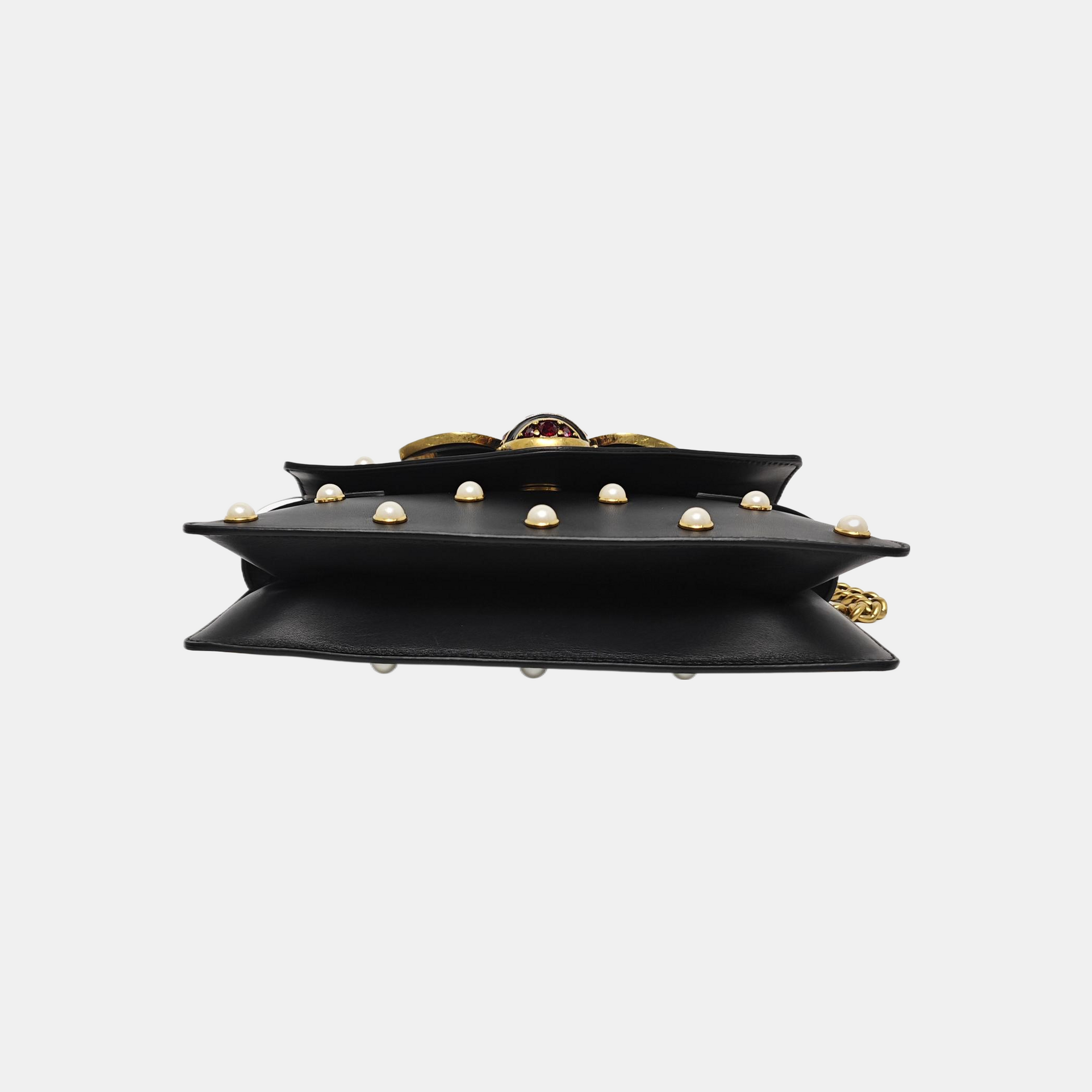 Queen Margaret Mini Calfskin Black