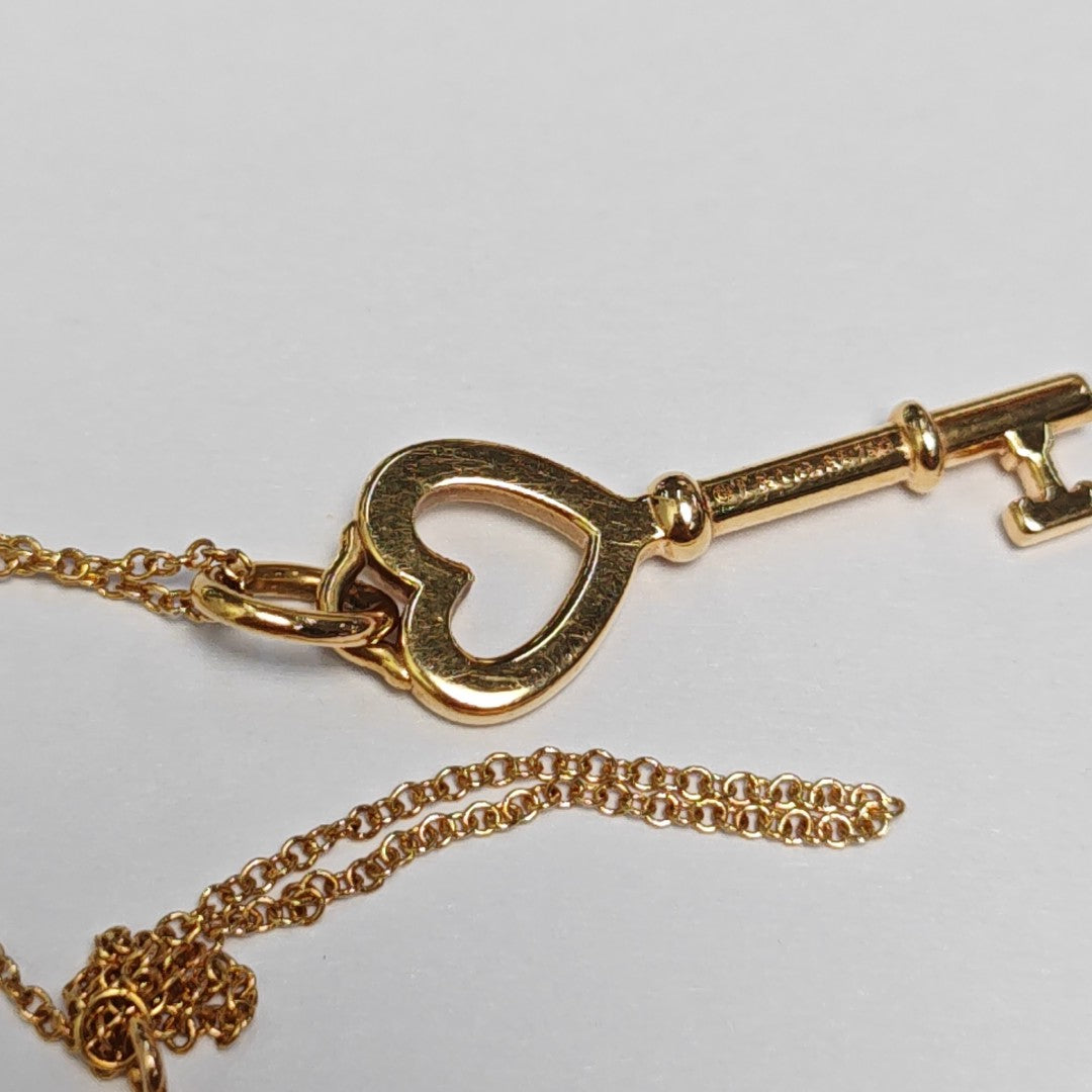 Tiffany Keys 18k Rose Gold Necklace