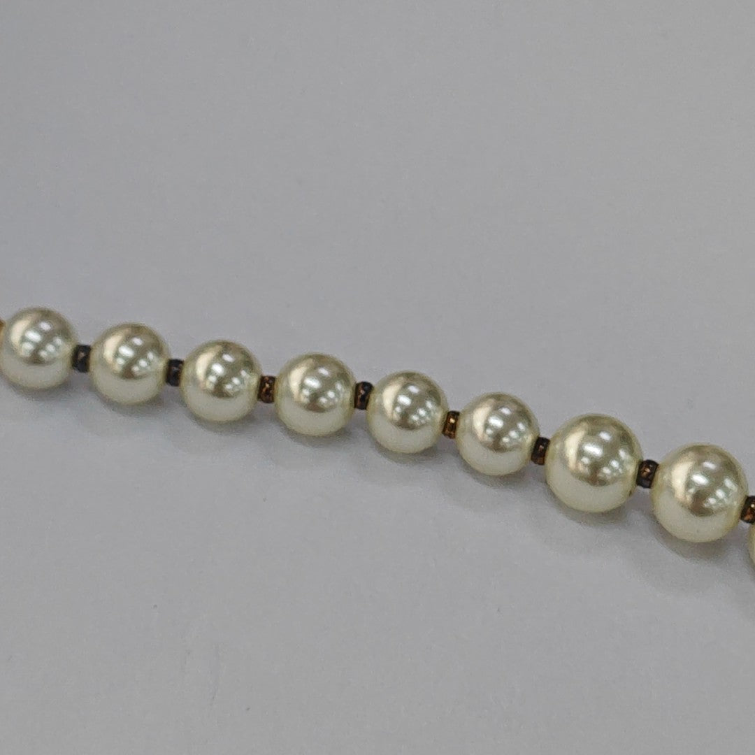 30 Montaigne Metal White Bracelet