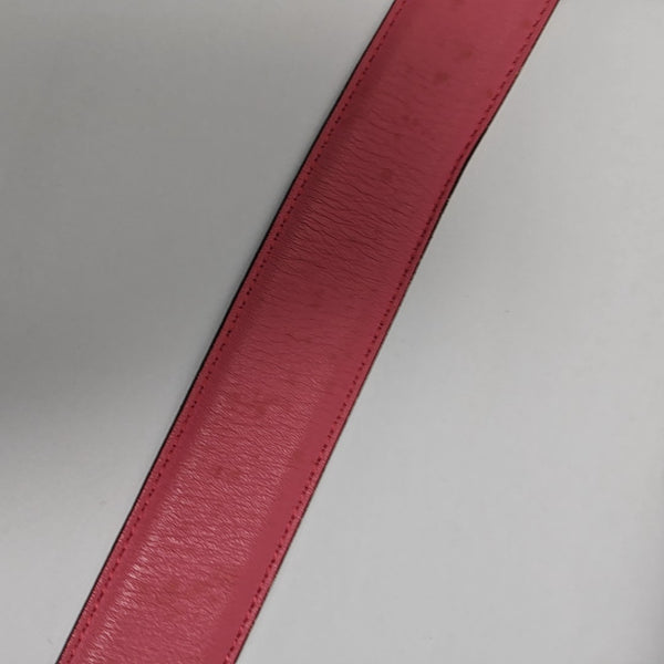 Leather Belt Red