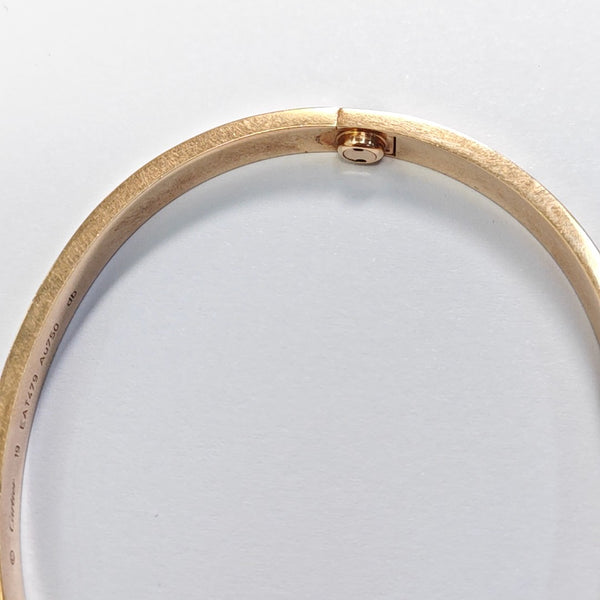 LOVE 18k Rose Gold Bangle
