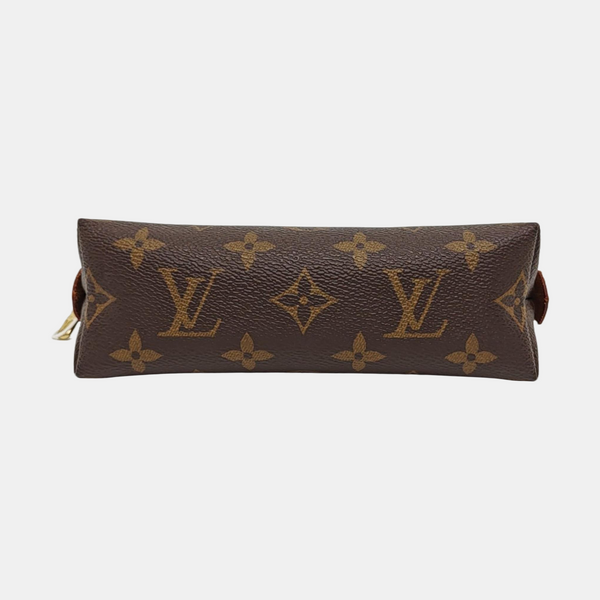 COSMETIC PM Monogram Coated Canvas Brown