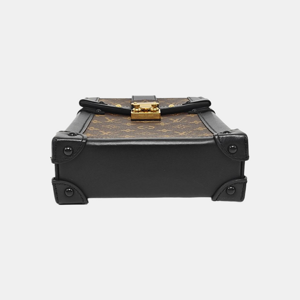 TRUNK Monogram Coated Canvas Brown
