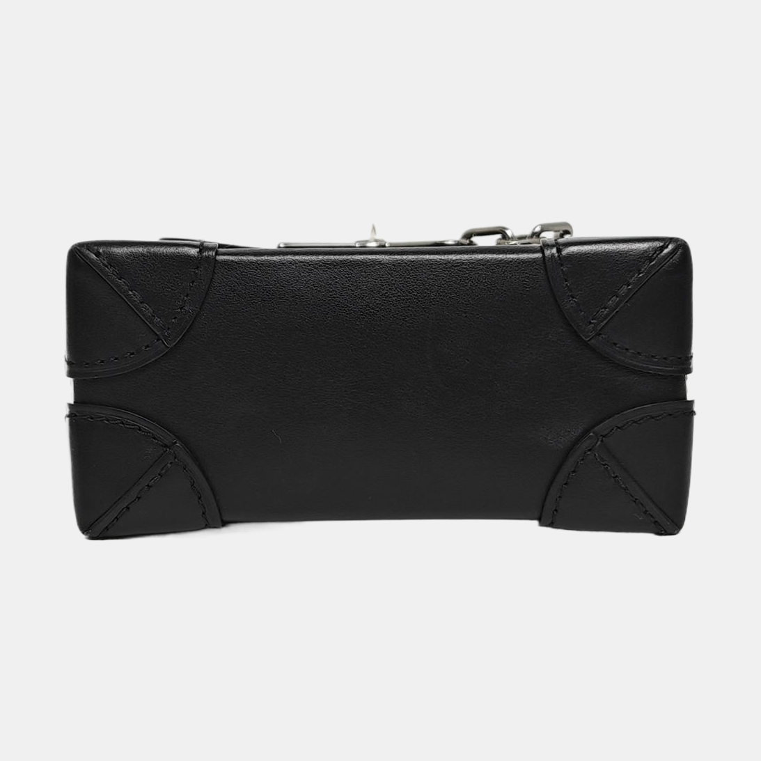 STEAMER Extra Small Monogram Coated Canvas Black