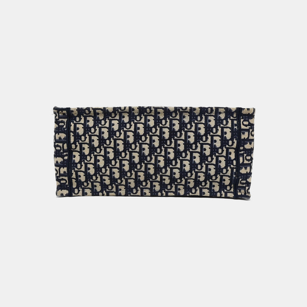Book Tote Medium Oblique Canvas Blue