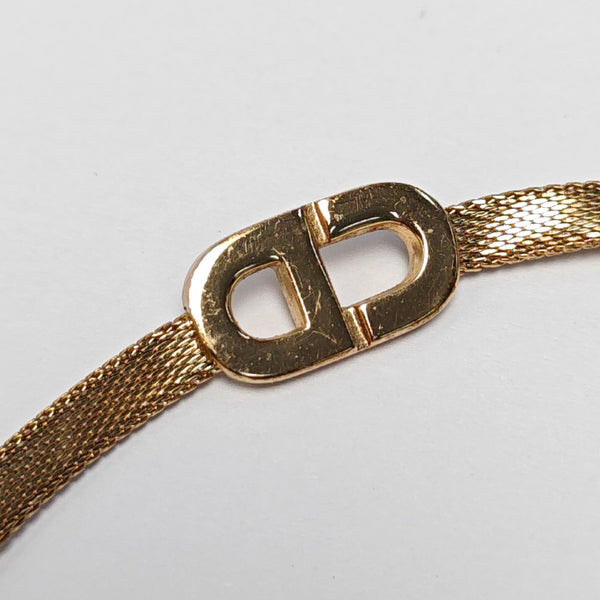 Petit CD Metal Gold Necklace