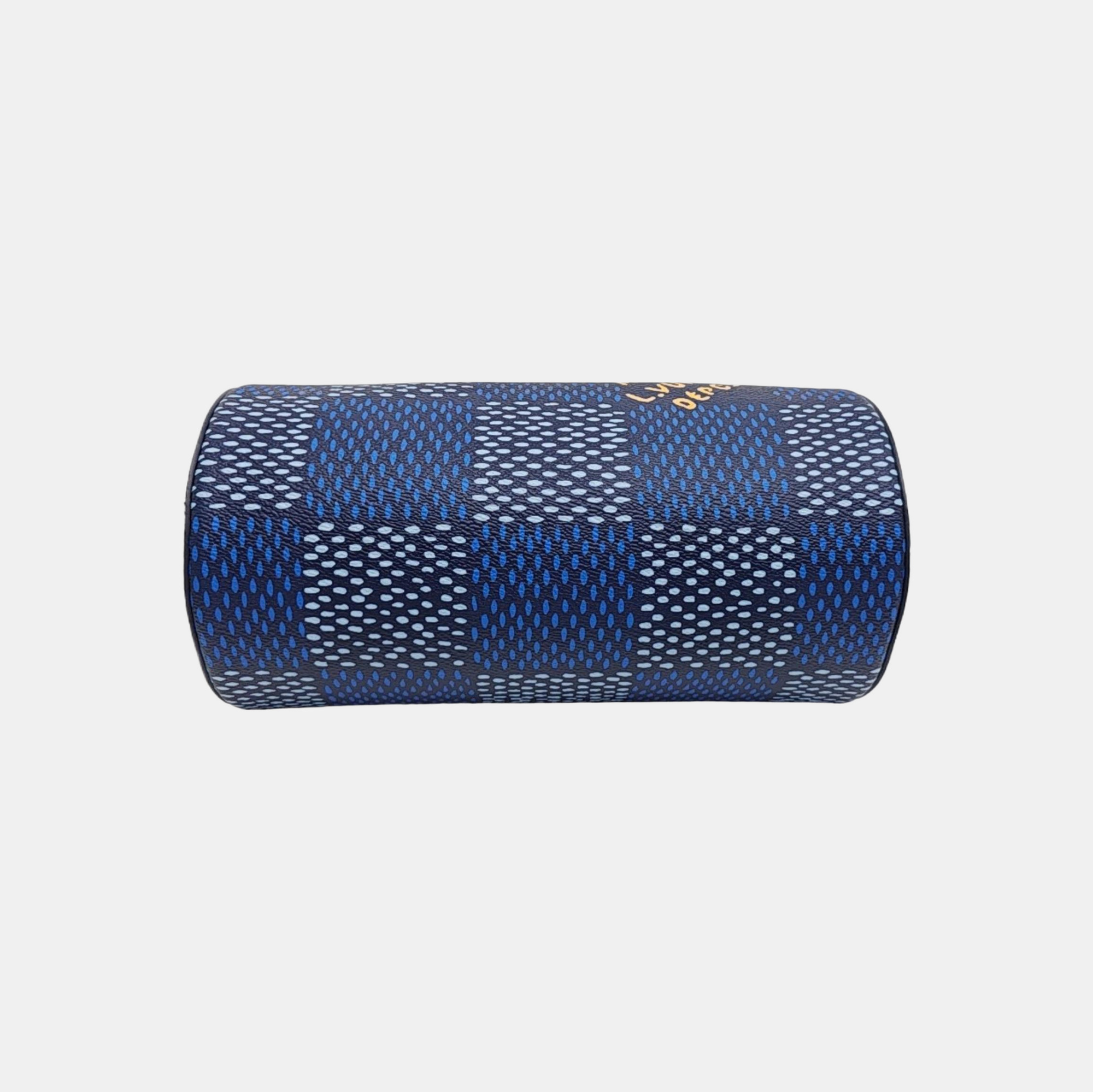 Coated Canvas Shoulder Bag PM Blue