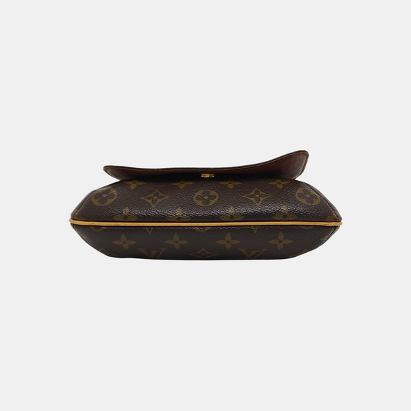 MUSETTE TANGO Monogram Coated Canvas Brown