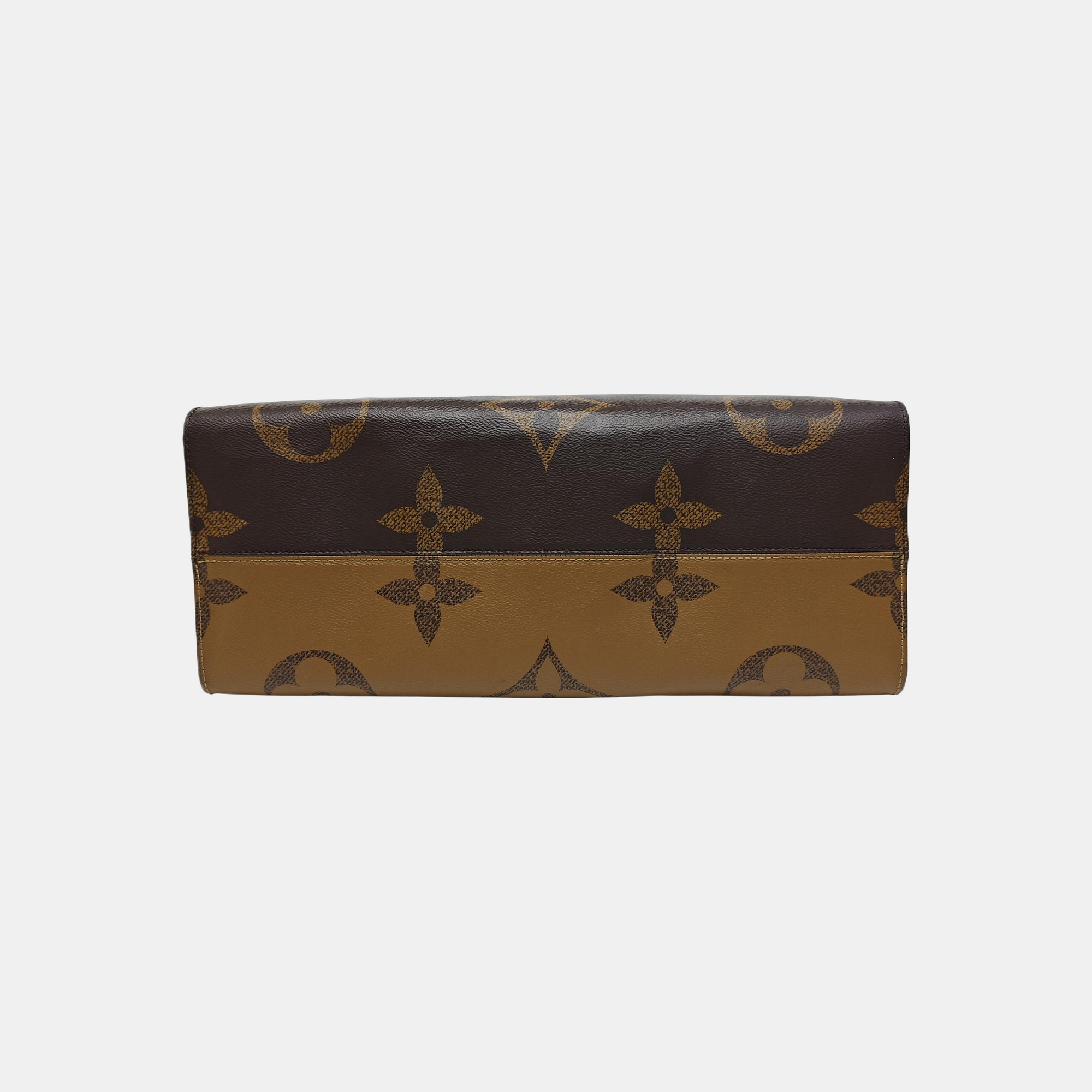 ONTHEGO GM Monogram Coated Canvas Brown